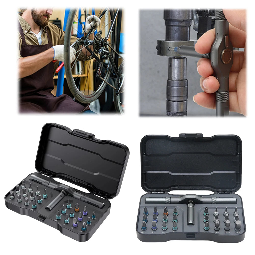 Kit Profesional de Destornilladores Magnéticos 24 en 1