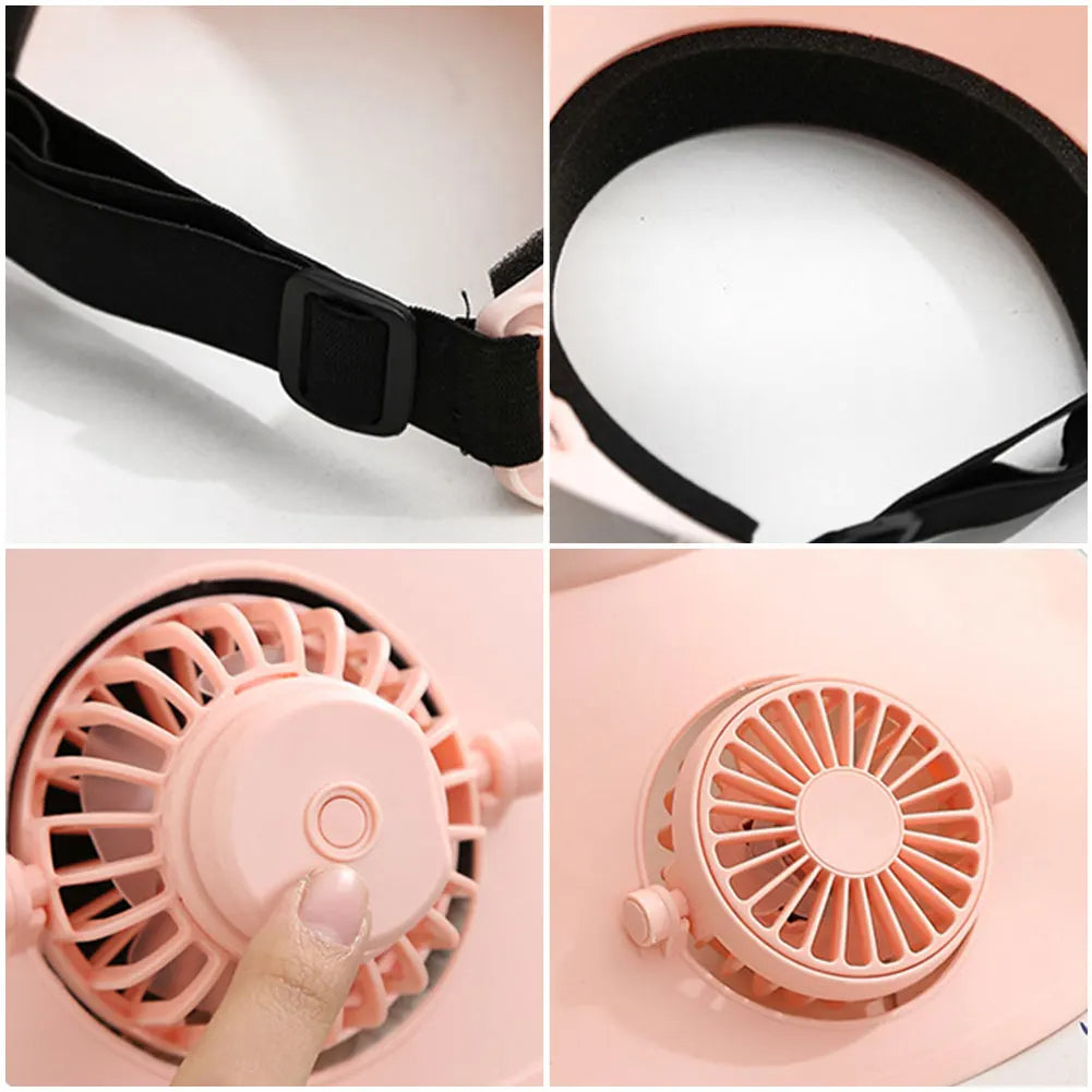 Gorra Con Ventilador Incorporado