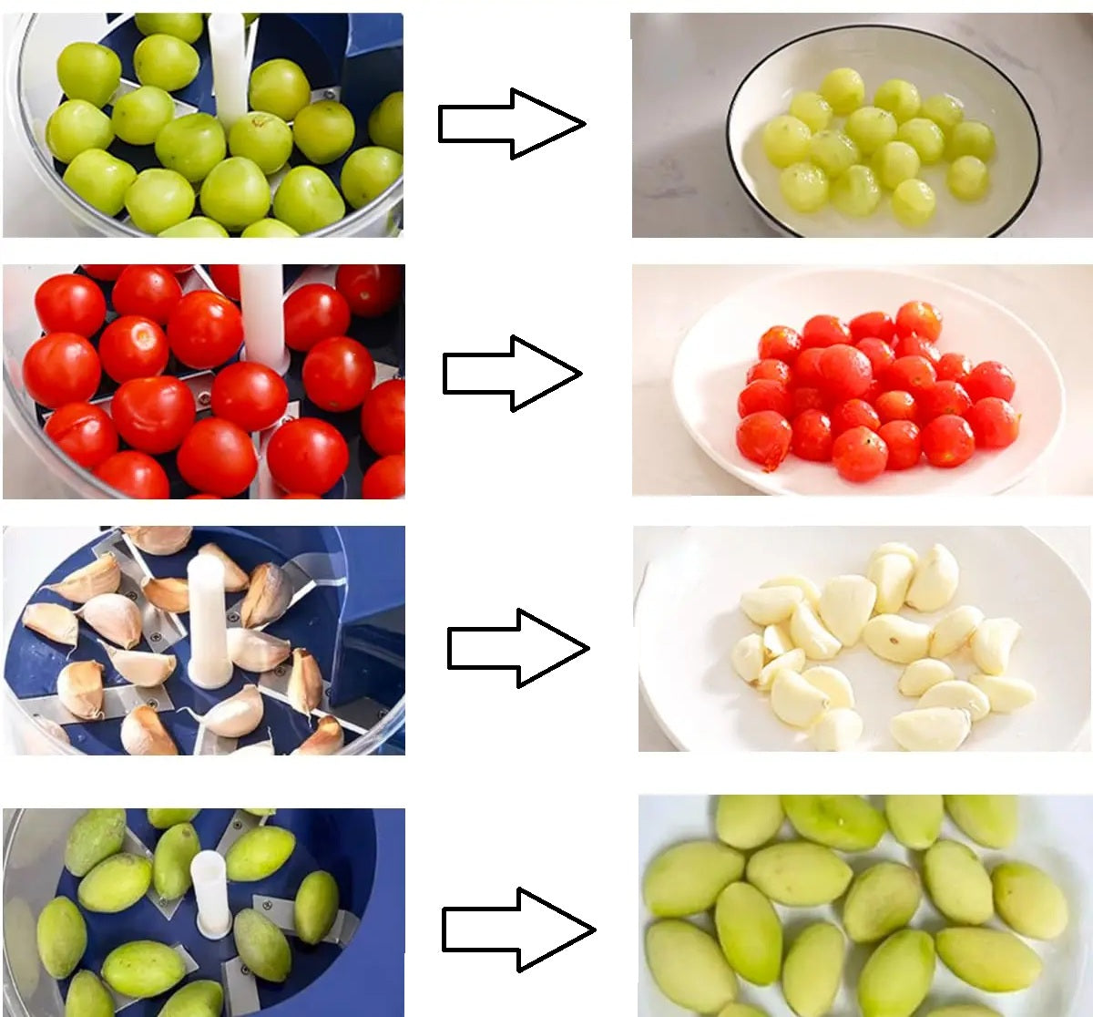 Peladora Automática de Frutas y Verduras