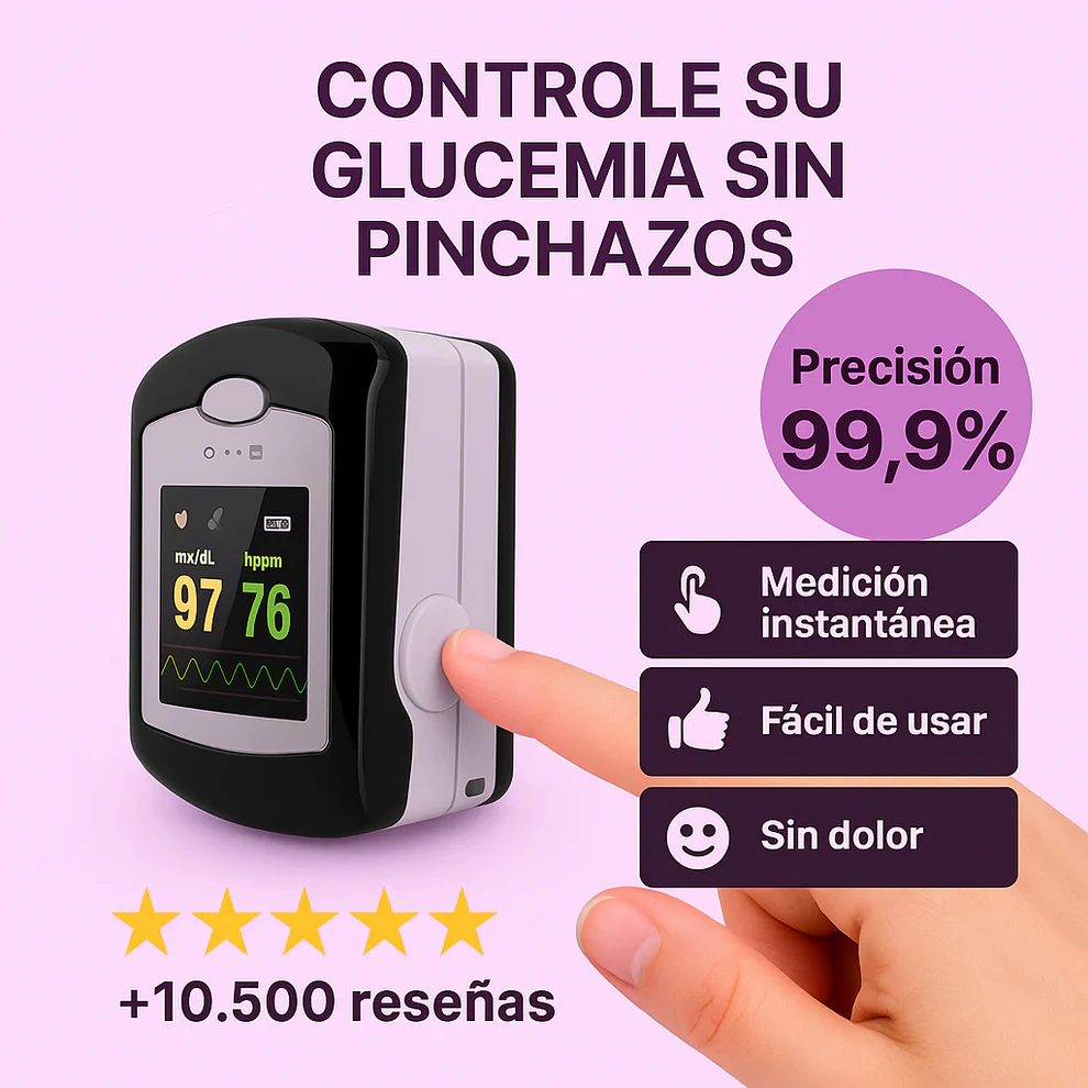 Medidor de Glucosa Indoloro