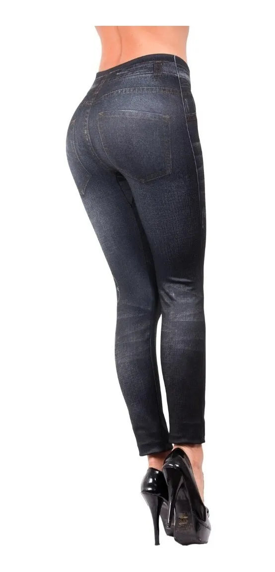 Leggins Efecto Jeans Moldeadores (Pack 3 Colores)