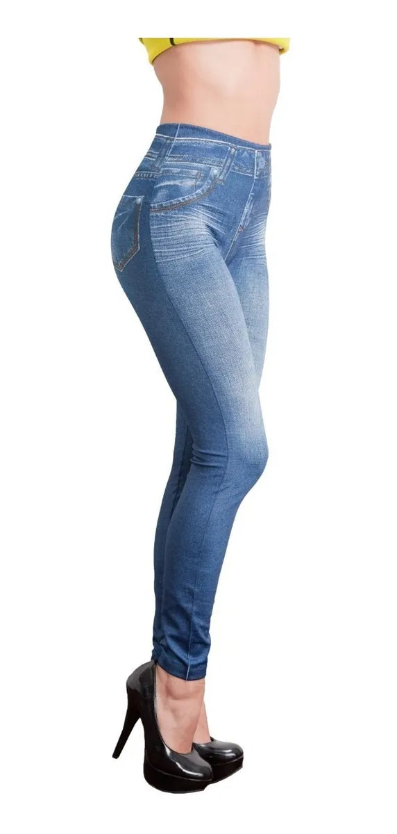 Leggins Efecto Jeans Moldeadores (Pack 3 Colores)