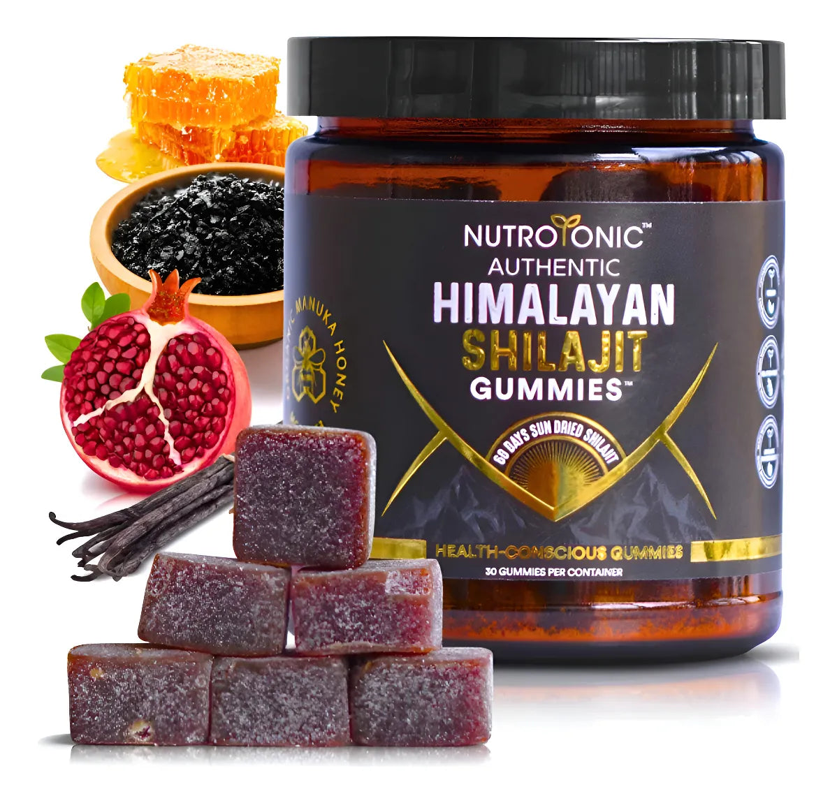 Gominolas Naturales de Energía y Vitalidad Himalaya